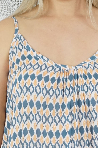 Boho Dress "Diamond" print