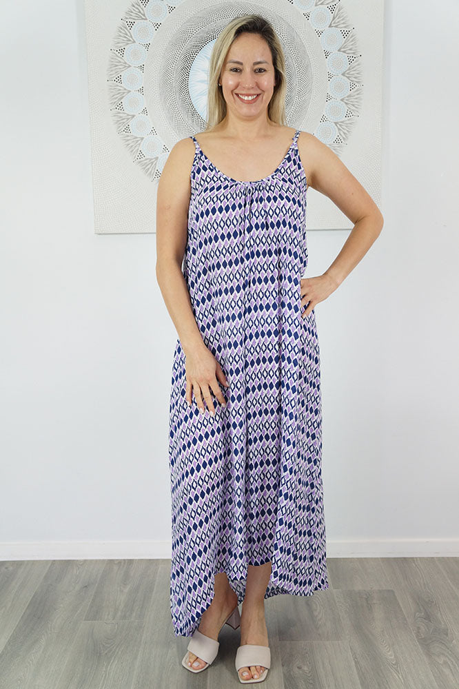 Boho Dress "Diamond" print