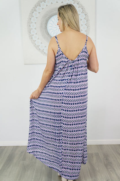 Boho Dress "Diamond" print