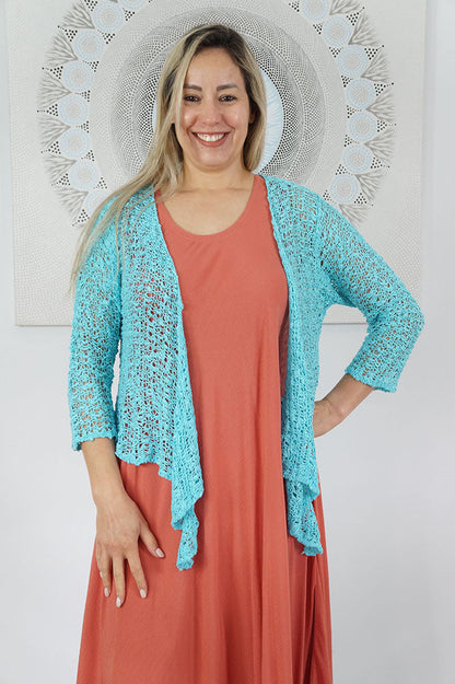 Knitted Bolero Top "Popcorn"
