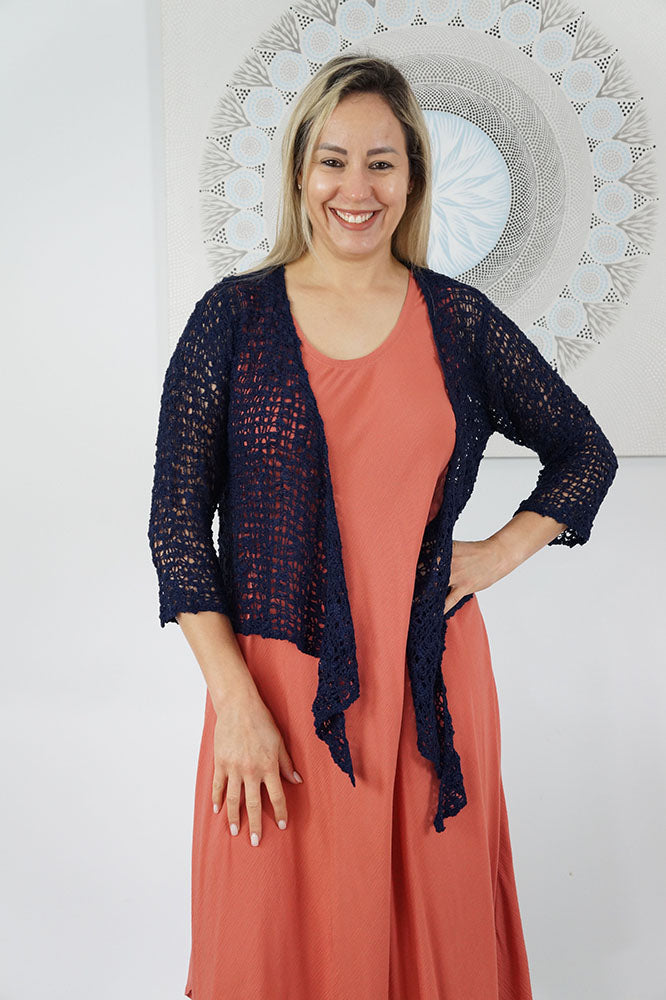 Knitted Bolero Top "Popcorn"