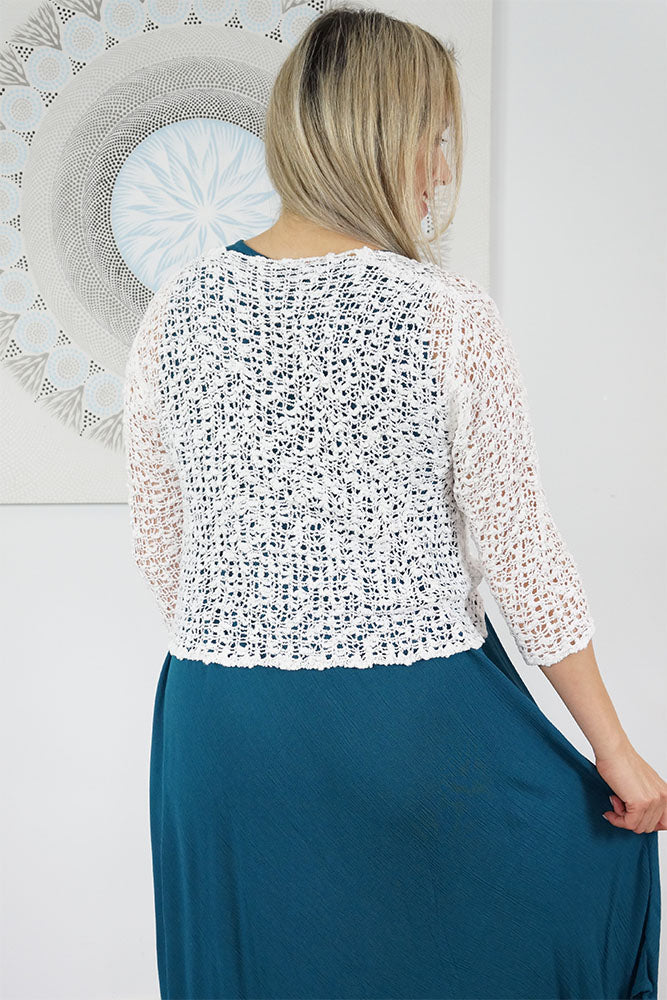 Knitted Bolero Top "Popcorn"