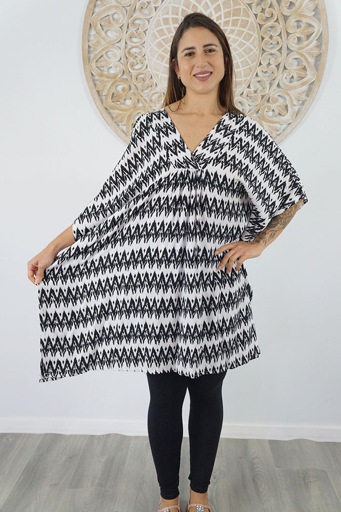 Classic Mumu "ZigZag" print