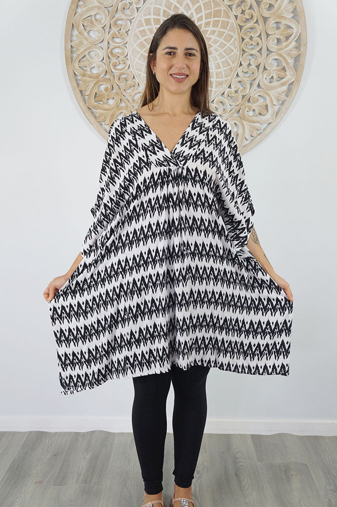 Classic Mumu "ZigZag" print
