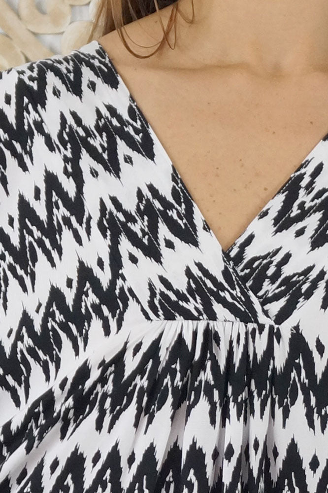 Classic Mumu "ZigZag" print