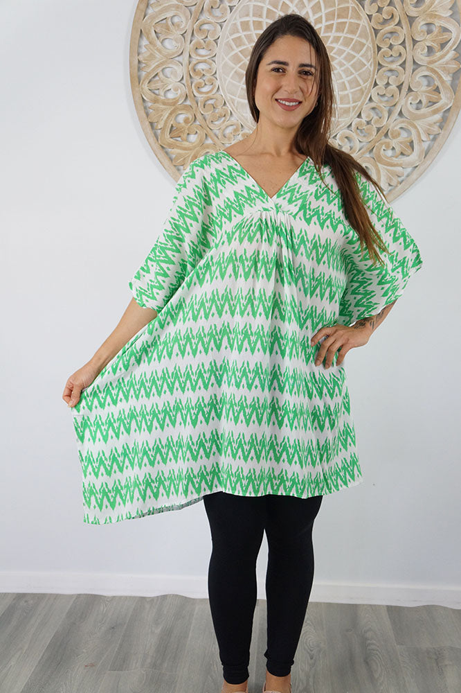 Classic Mumu "ZigZag" print