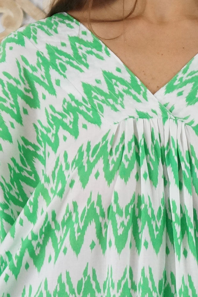 Classic Mumu "ZigZag" print
