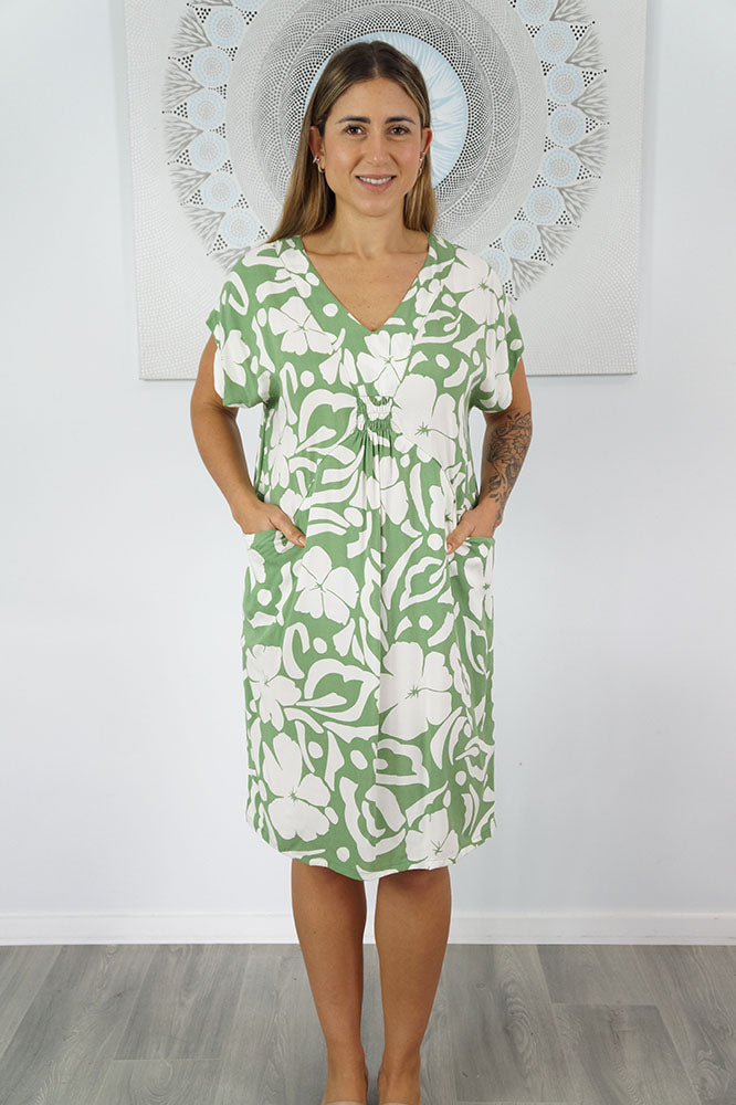 Cruiser Dress "Island Flower"