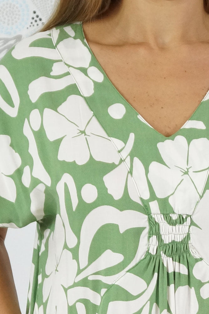 Cruiser Dress "Island Flower"