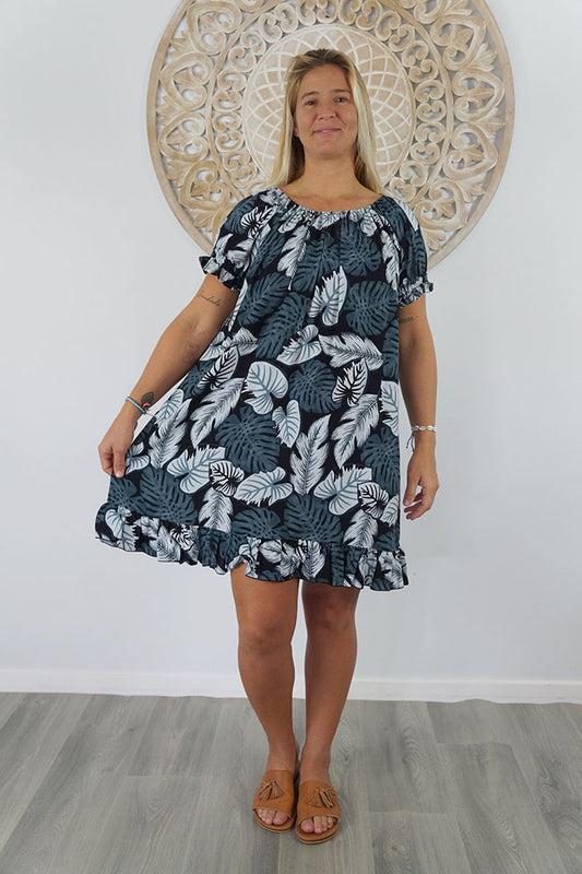 Diva Dress "Leaves"