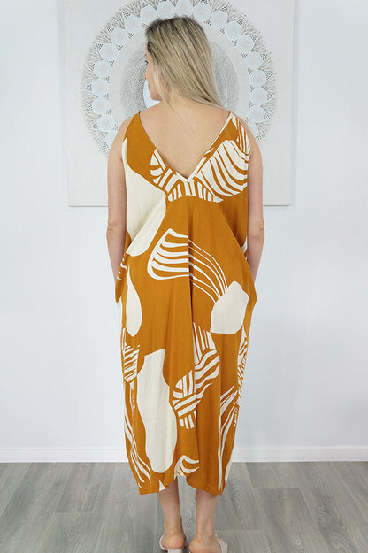 Festival Dress "Footprints"
