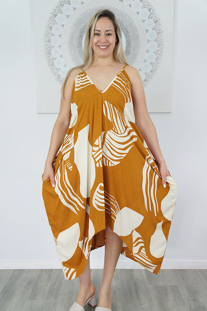 Festival Dress "Footprints"