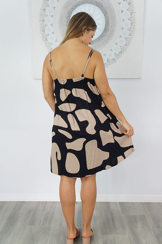 Folly Dress "Abstract Geo"