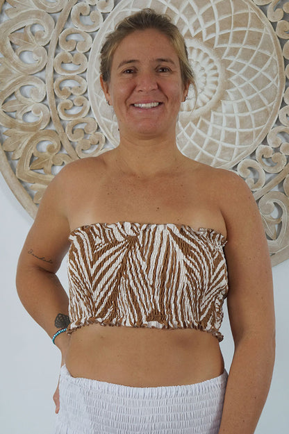 Frilled Boob Tube "Honiara"