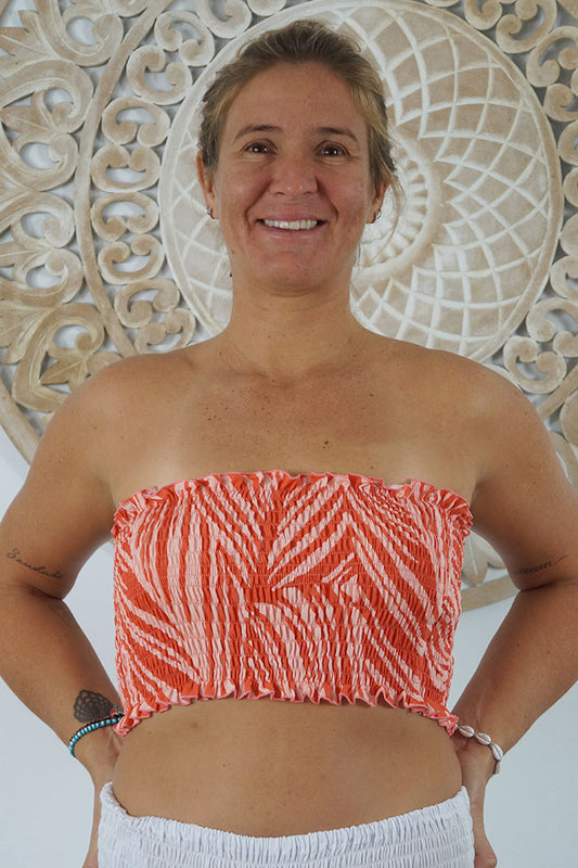 Frilled Boob Tube "Honiara"