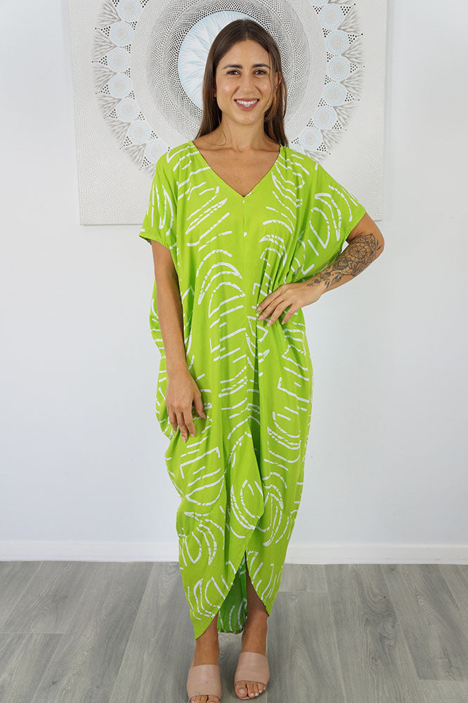 Frilled Toga Dress "Half Moon"