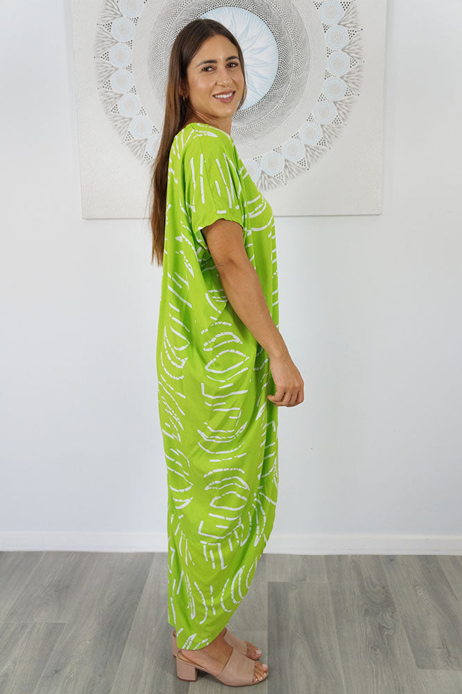 Frilled Toga Dress "Half Moon"