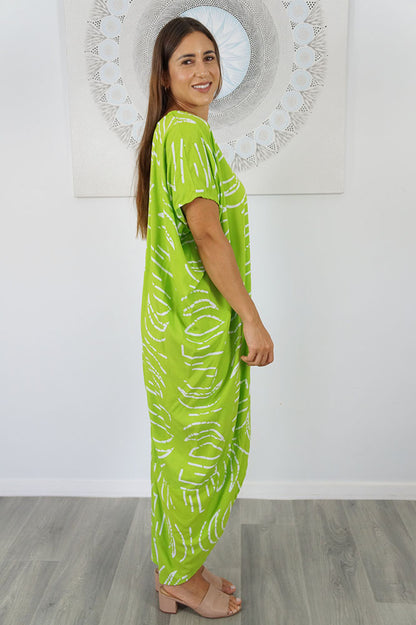 Frilled Toga Dress "Half Moon"