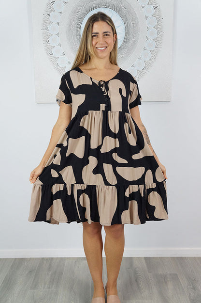 Kiki Dress "Abstract Geo"