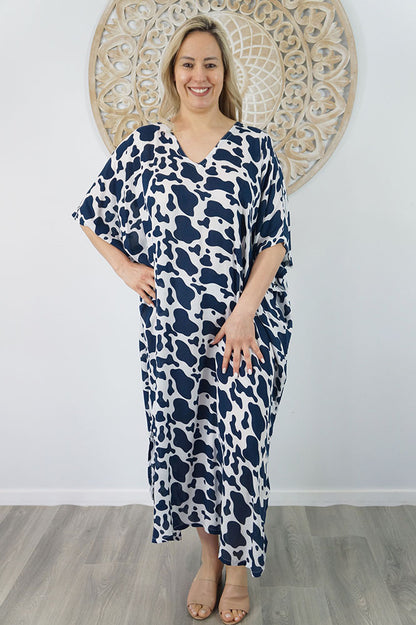 Long Kaftan "Abstract Animal"
