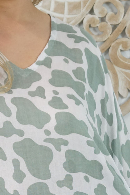Long Kaftan "Abstract Animal"