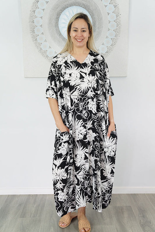 Premium Long Kaftan "Honolulu"