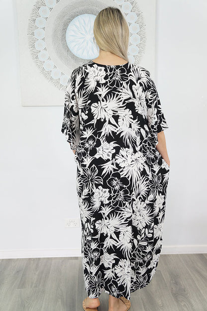 Premium Long Kaftan "Honolulu"