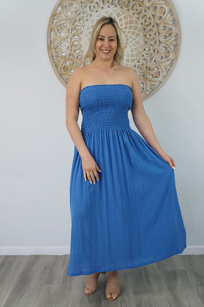Long Smock Dress "Cotton"
