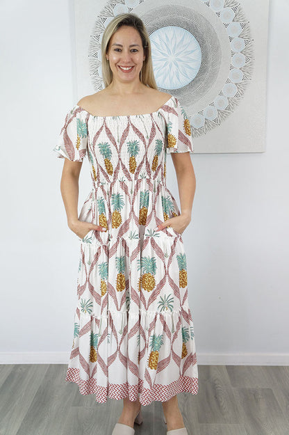 Melinda Dress "Pina Colada"