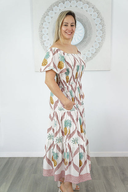 Melinda Dress "Pina Colada"