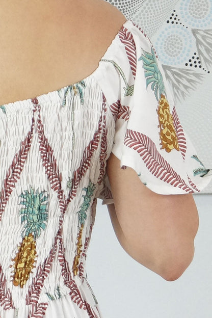 Melinda Dress "Pina Colada"