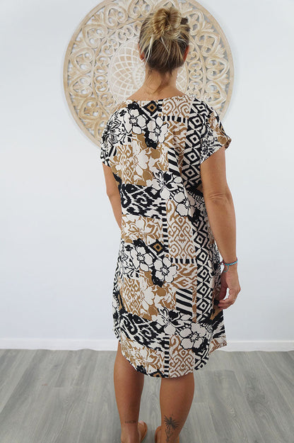 Michelle Dress "Multi Patch"