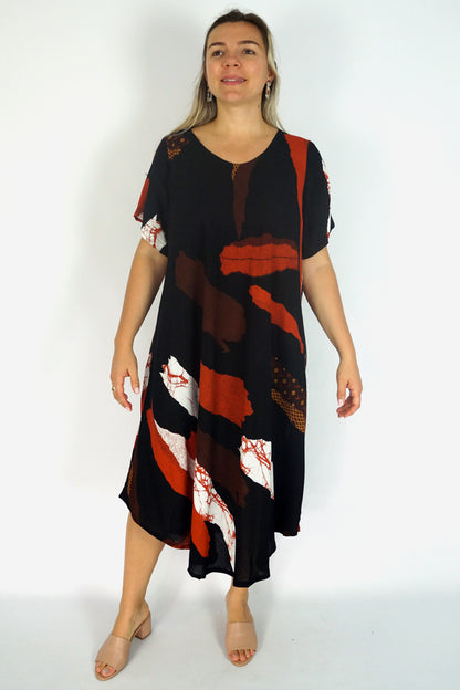 Newport Dress "Abstract"