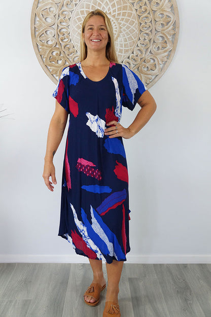 Newport Dress "Abstract"