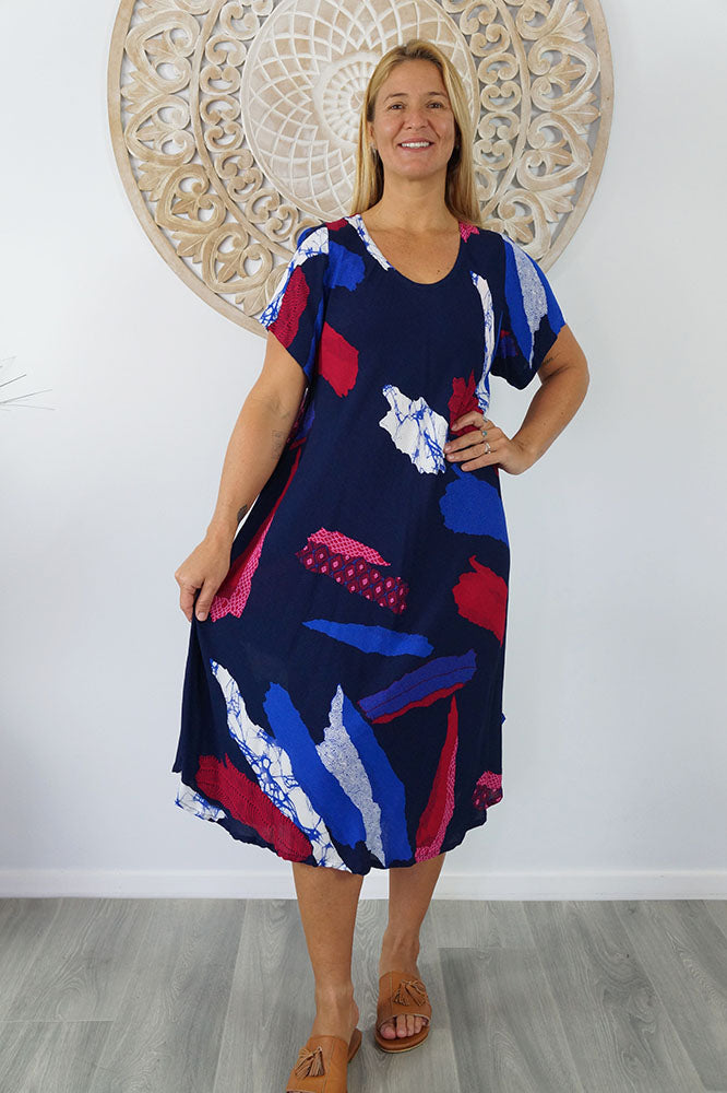 Newport Dress "Abstract"