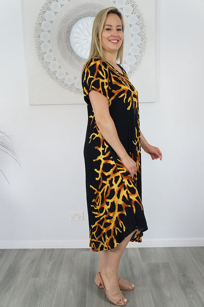 Newport Dress "Flame"