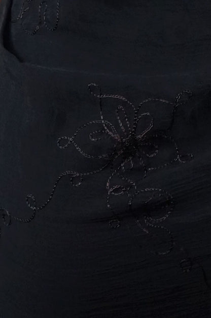 Embroidered Chiffon Sarong