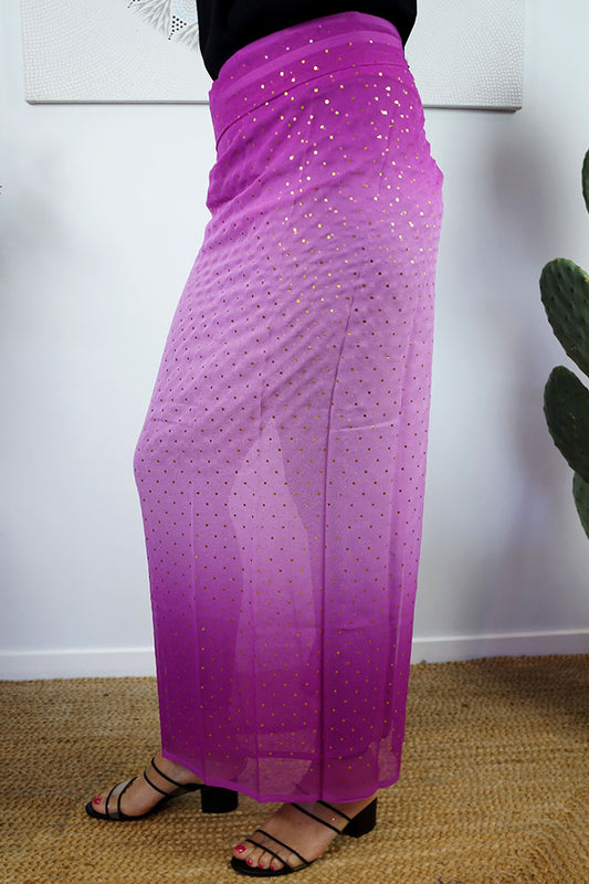 Polka Dot Polyester Sarong