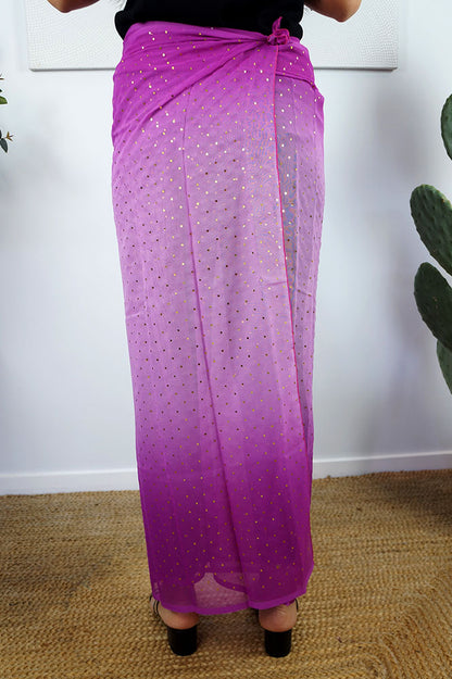 Polka Dot Polyester Sarong