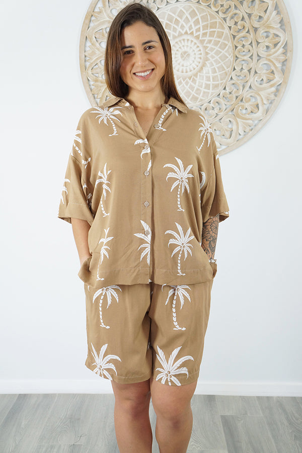 Abbey Shirt & Summer Short "One Palm"