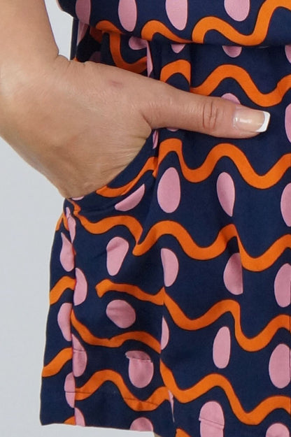 Short Jumpsuit "Waves"