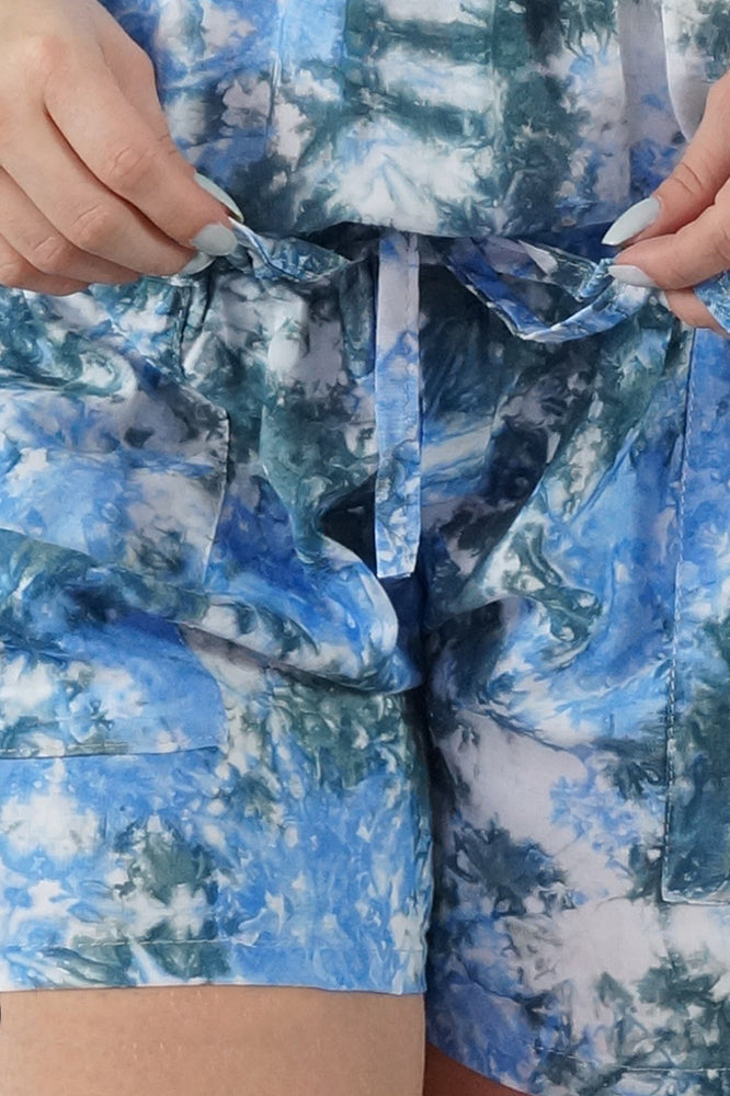 Short Jumpsuit "Motley Tie Dye"