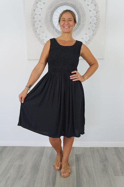 Singlet Smock Dress "Plain" colours