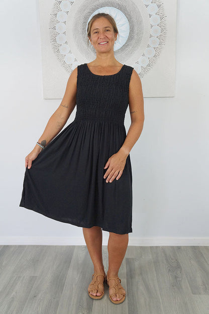Singlet Smock Dress "Plain" colours
