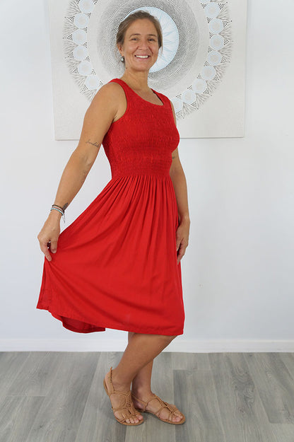 Singlet Smock Dress "Plain"