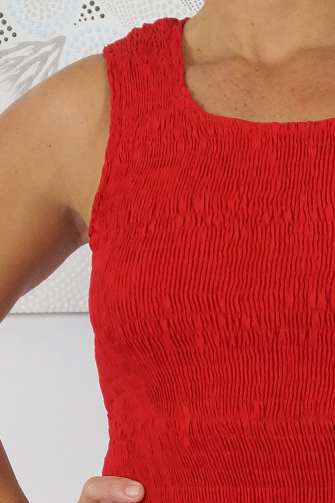 Singlet Smock Dress "Plain" colours