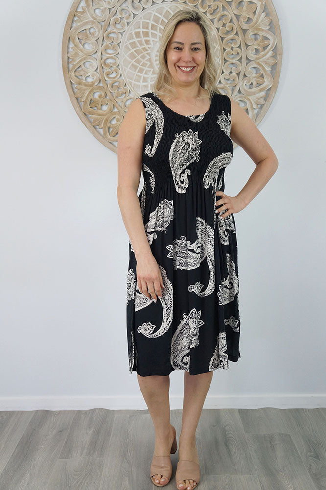 Singlet Smock Dress "Tree Of Life"