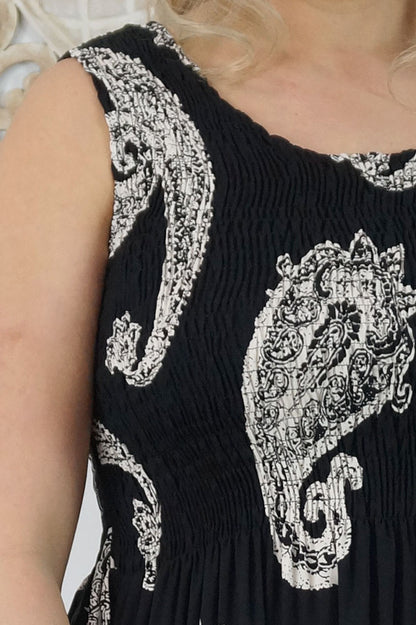 Singlet Smock Dress "Tree Of Life"