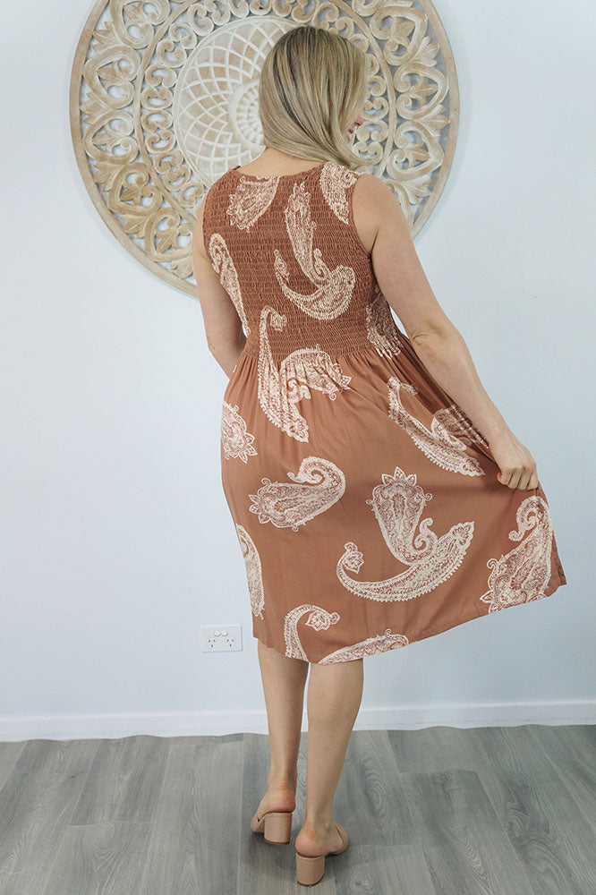 Singlet Smock Dress "Tree Of Life"