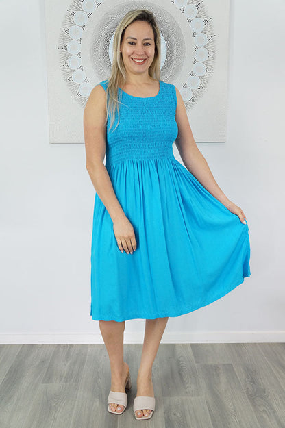 Singlet Smock Dress "Plain" colours